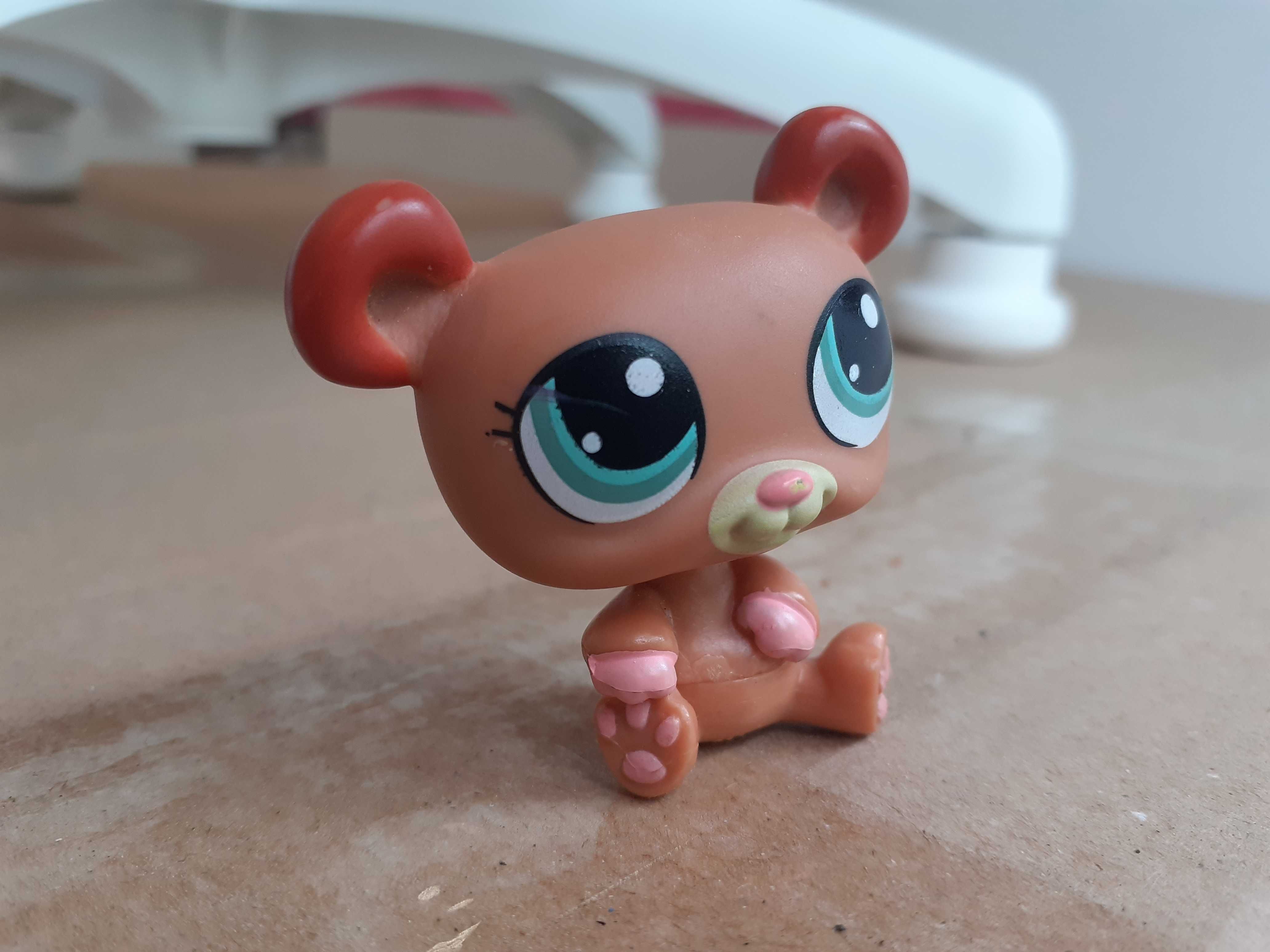 LPS miś niedźwiadek misio Littlest Pet Shop figurka #1303 bear brązowy