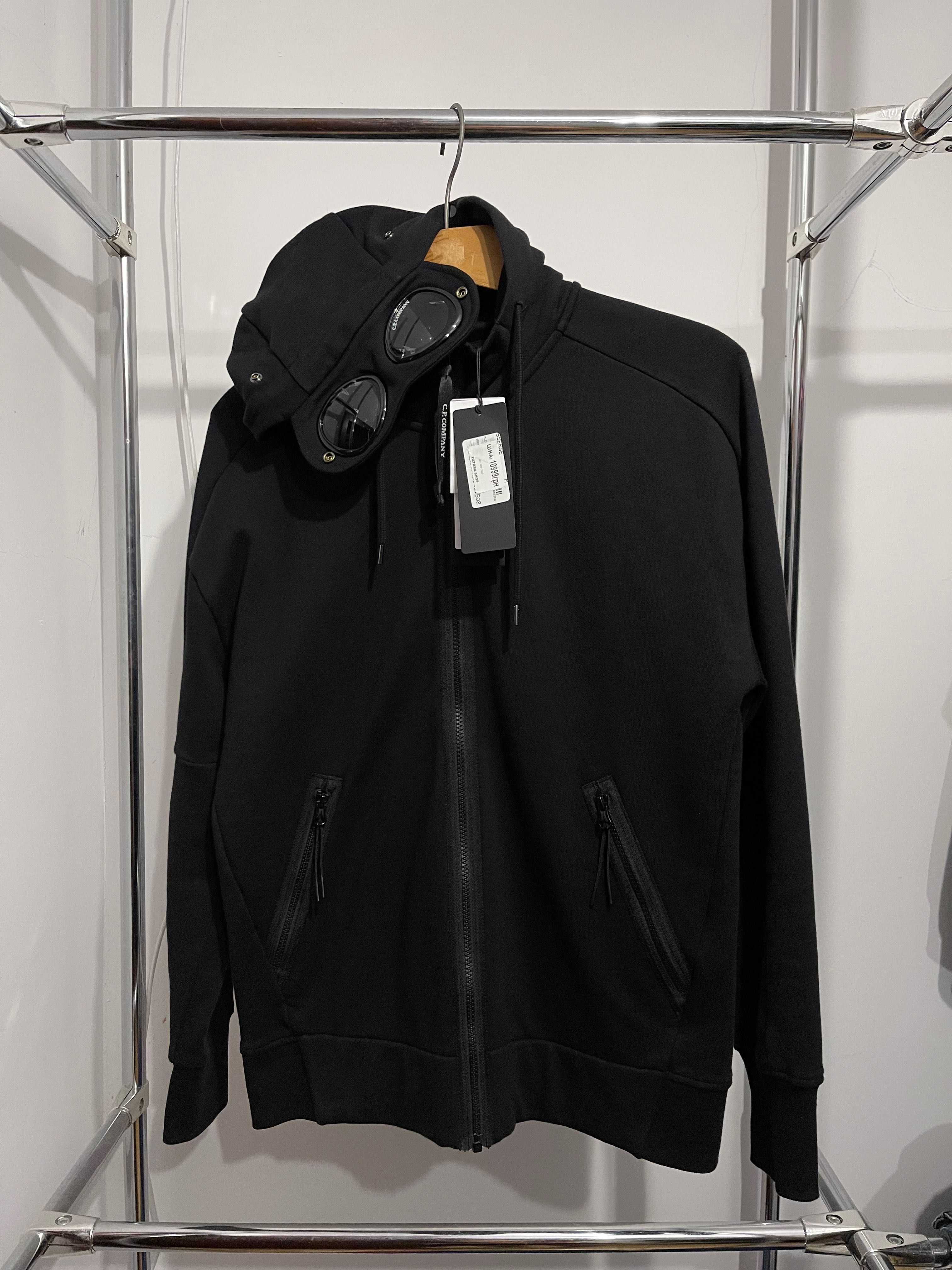 C.P. Company zip hoodie . Black , чорне зіп худі . НОВЕ . Розмір М .