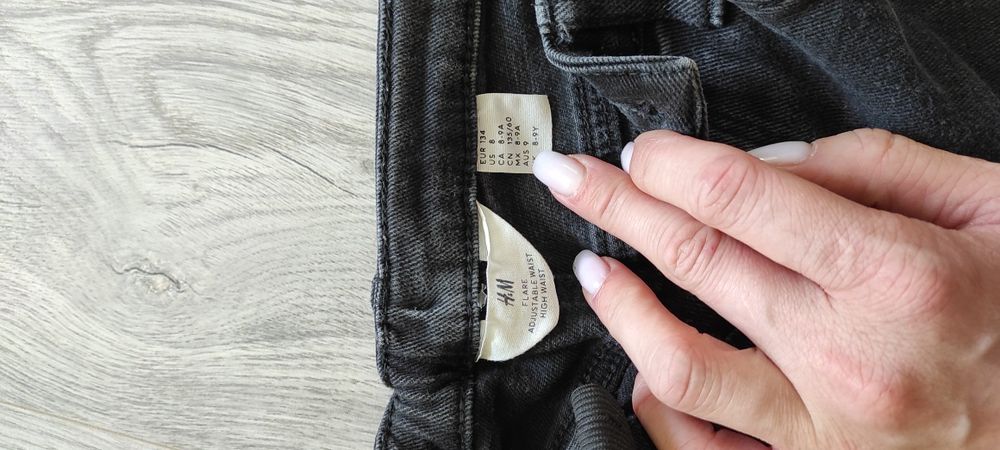Джинсы H&M 134 черные