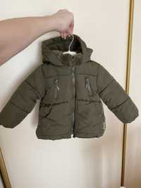 Тепла дитяча куртка бренду Zara (12-18m)