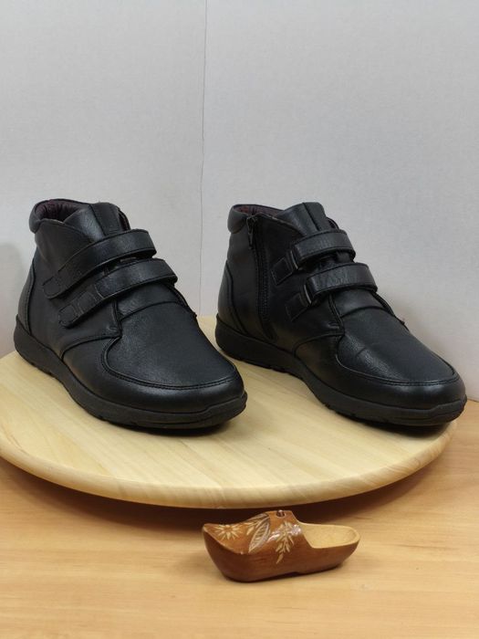 Buty wysokie r.40 New Feet damskie skórzane na szeroką stope
