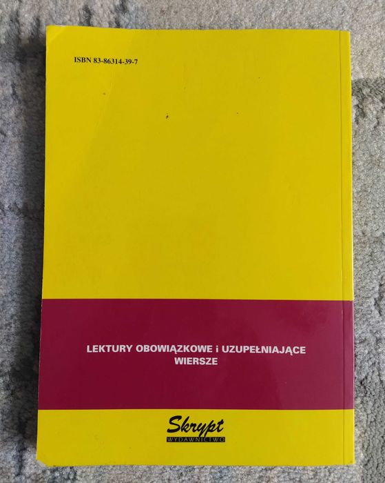 Opracowania lektur - klasa 5