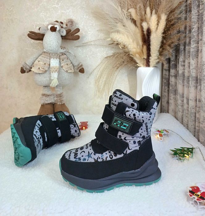 Дитячі зимові дутіки черевики Томм 28 29 30 31 32 для дівчинки чоботи
