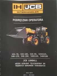 Instrukcja obsługi DTR ładowarka JCB 540V180 540V140 540V200 JCB 535