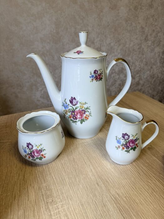 Сервиз чайный Мейсенский букет Kalk ГДР