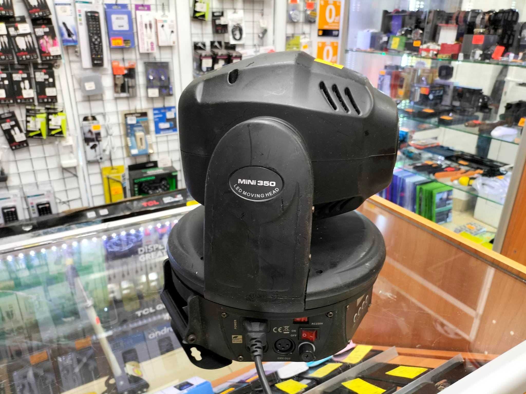 Lampa Migająca Led Moving Head 350 Mini . Lombard Dębica