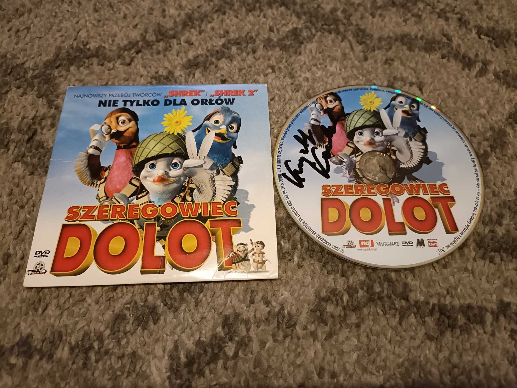 DVD Szeregowiec Dolot - Krzysztof Kowalewski - autograf