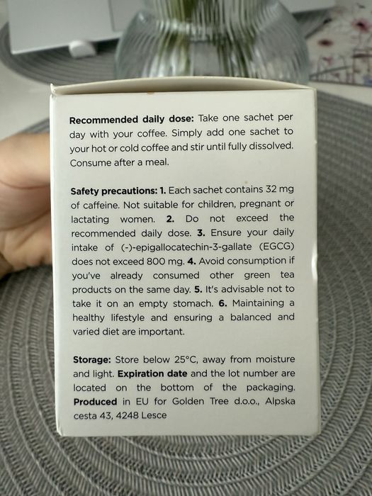 Slim coffee booster suplement