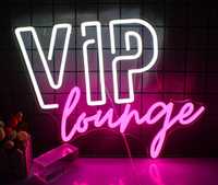 Neon VIP Lounge LED różowy