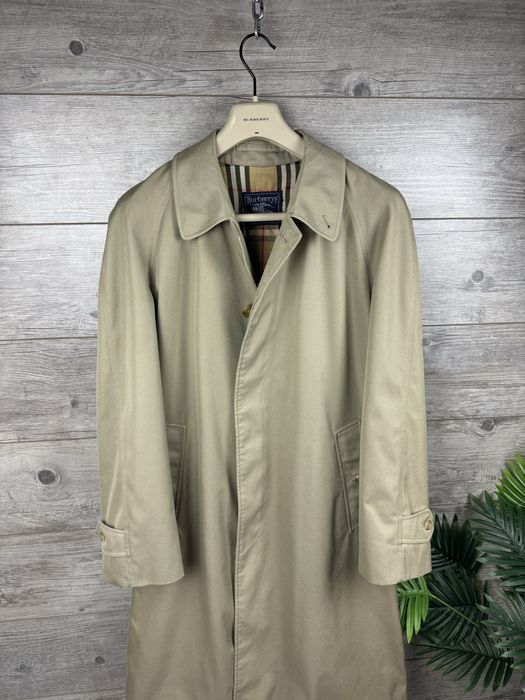 Тренч Burberry vintage куртка  мужской архивний плащ размер Л