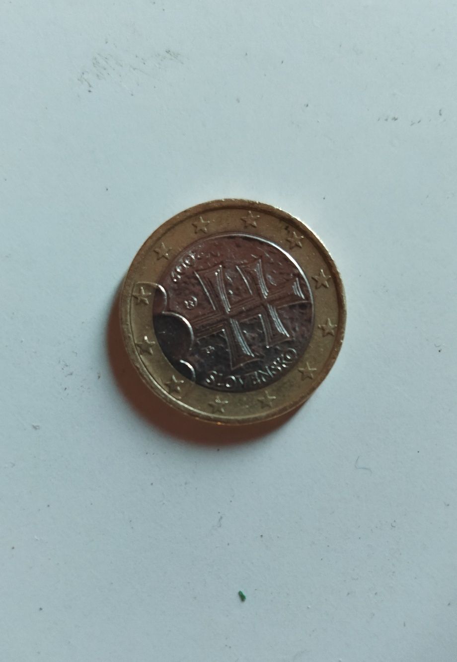 moeda de 1 euro Eslováquia