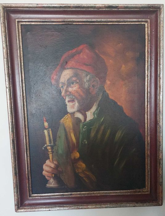 Quadro  a Óleo Antigo