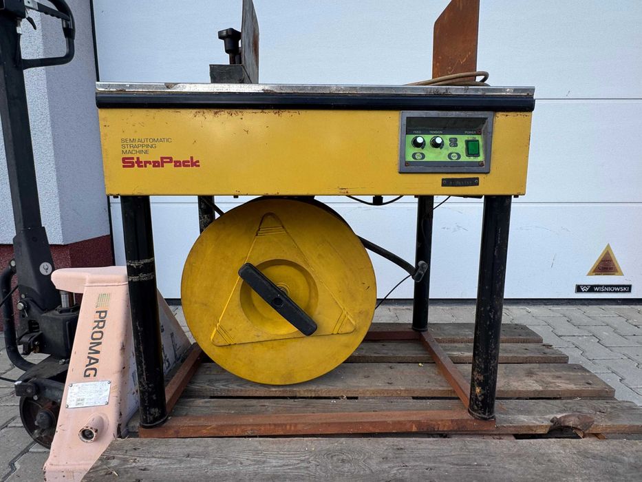 Bandownica do spinania taśmą PP/PET – StraPack D-53 (Reuss Seifert).