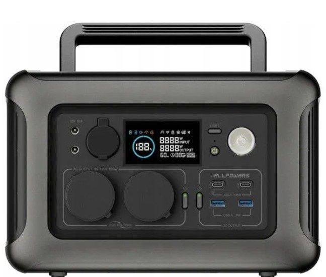 AllPowers R600 600W/299Wh – Przenośna Stacja Zasilania