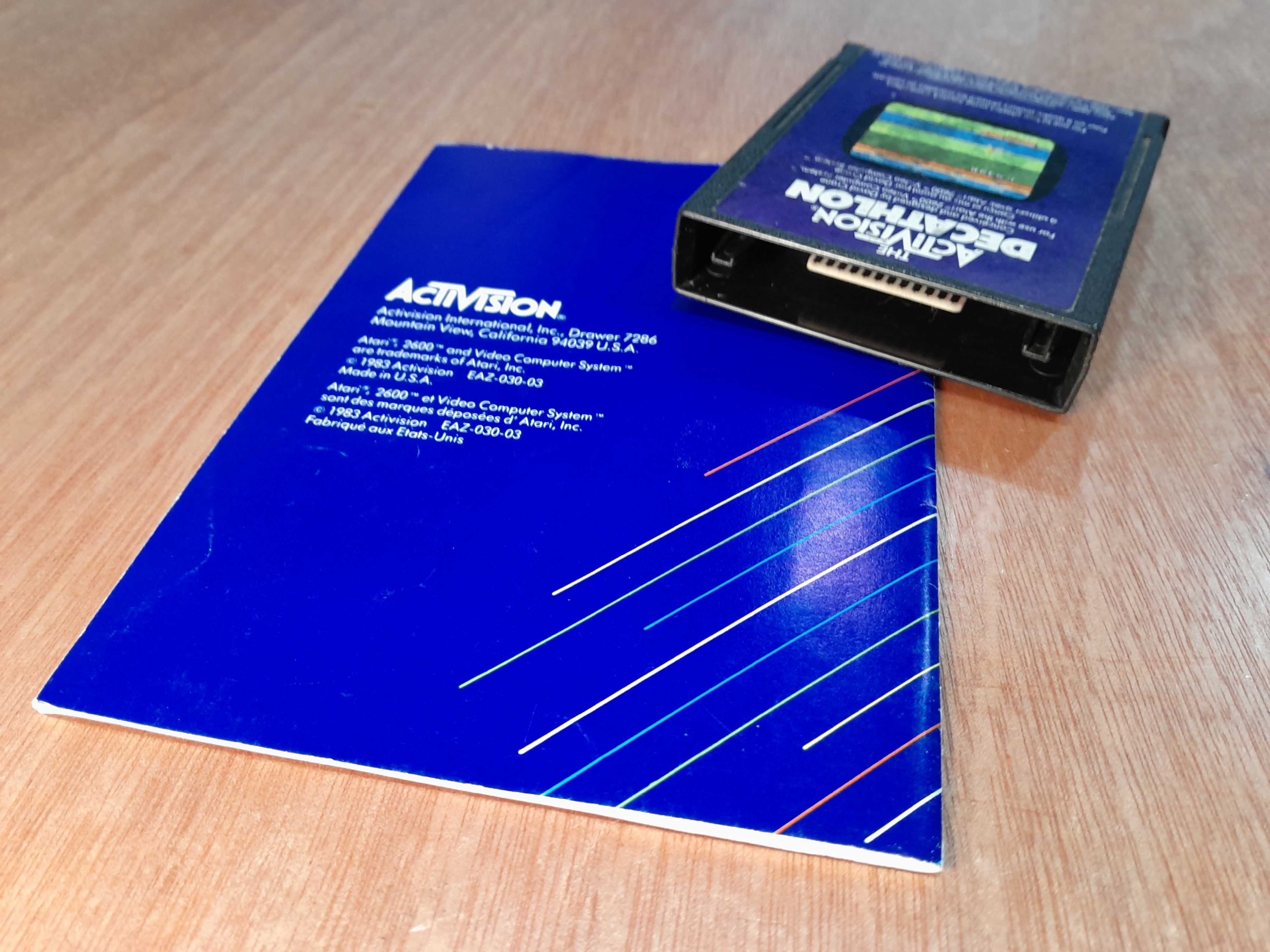Atari DECATHLON original Activision - PAL - com manual