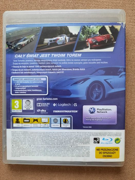 Gran Turismo 6 GT PS3 Polska Wersja (stan 5/6)