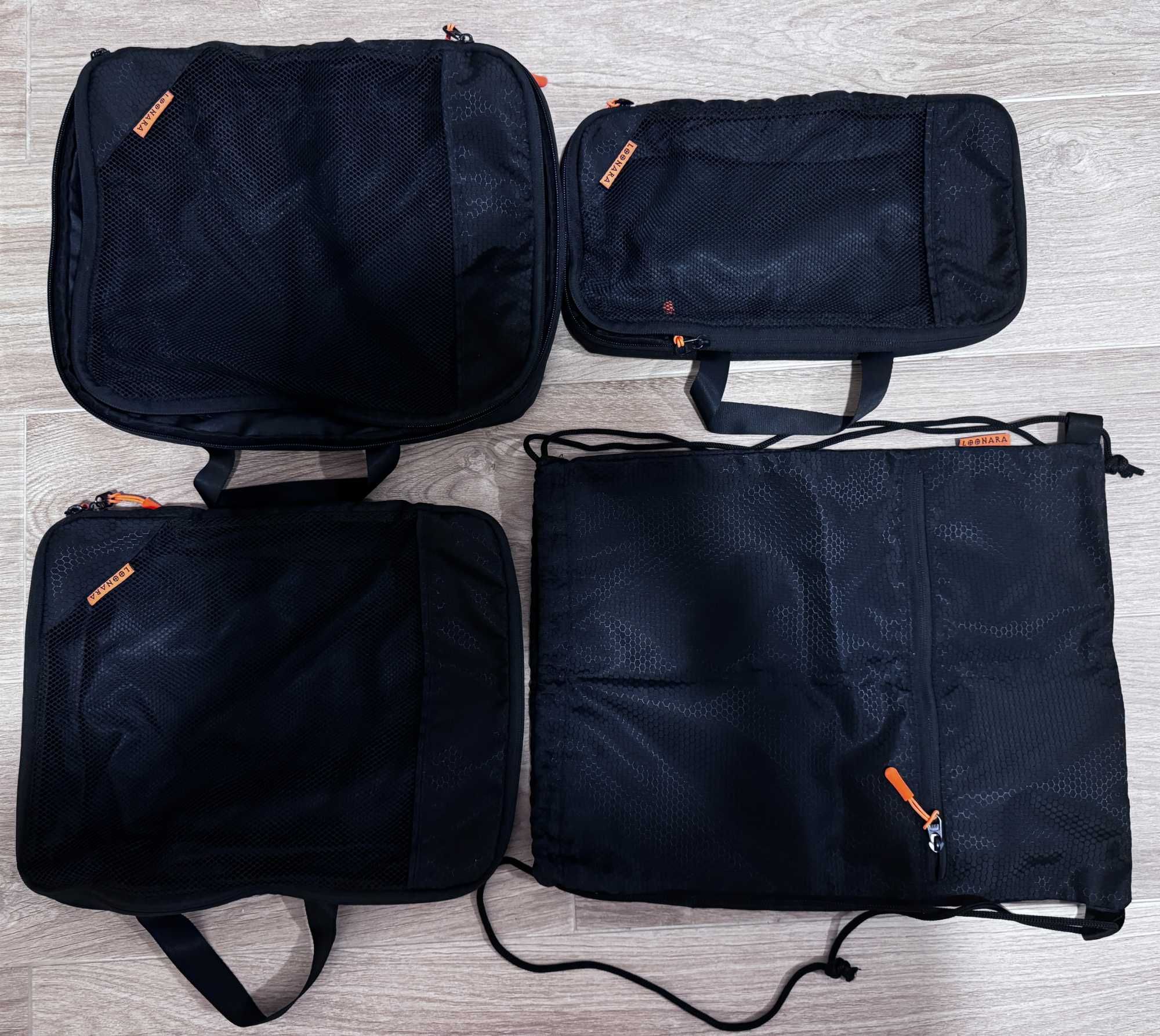 Loonara Compression Packing Travel Cubes - Set of 4