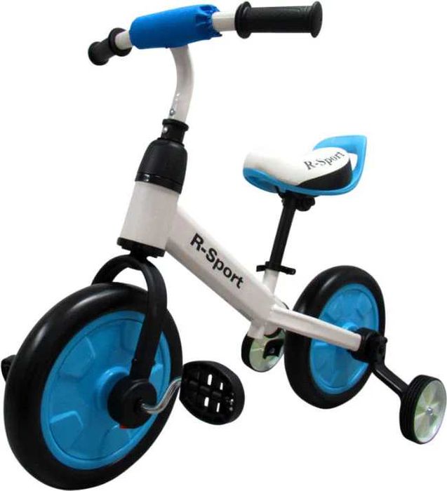 Rowerek biegowy P1 z bocznymi kółkami 3w1 R-Sport