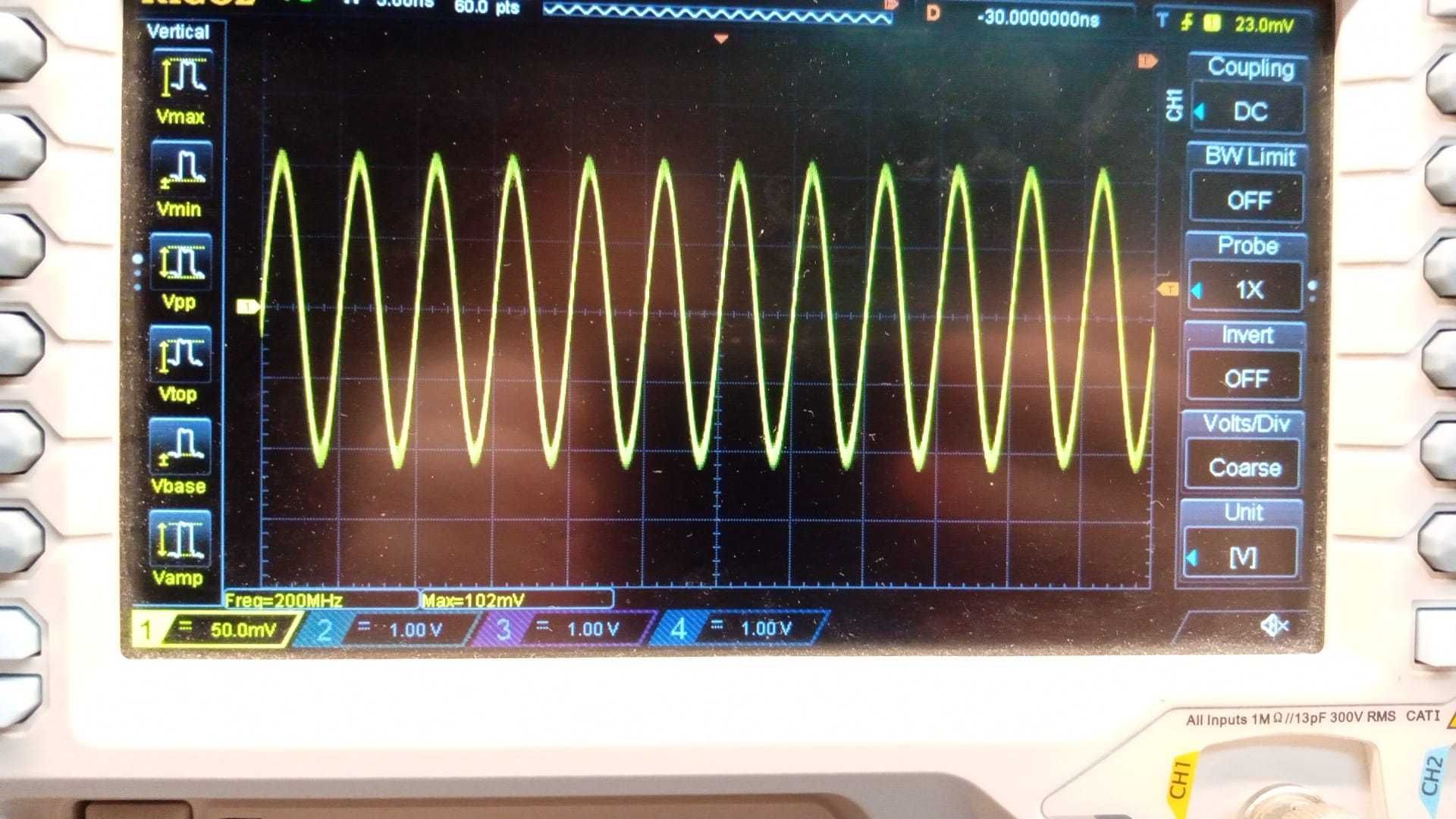 Osciloscópio RIGOL desbloqueado 100MHZ + ALL Options 4CH Profissional