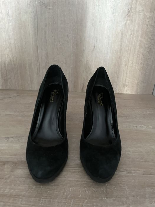 Туфлі замшеві чорні