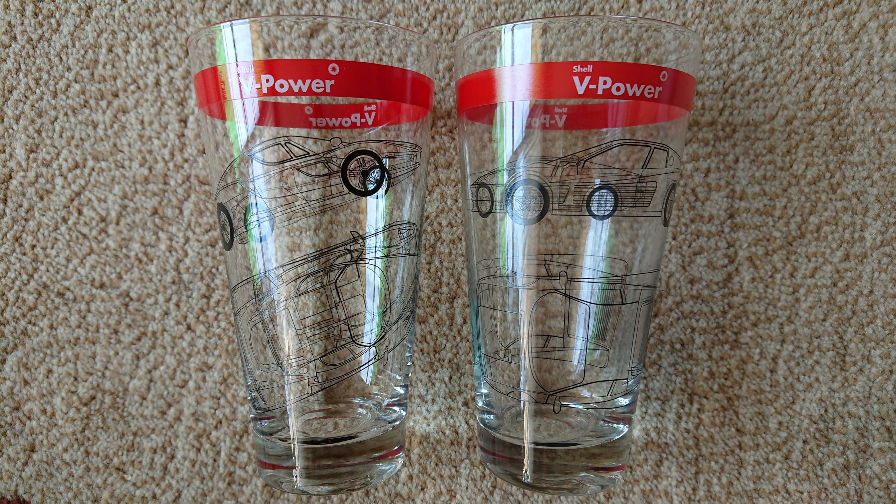 Szklanki Shell V-Power 400ml 2 sztuki