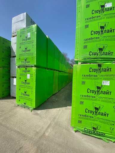 Газоблок Стоунлайт Газобетонні блоки ,товщина 100мм