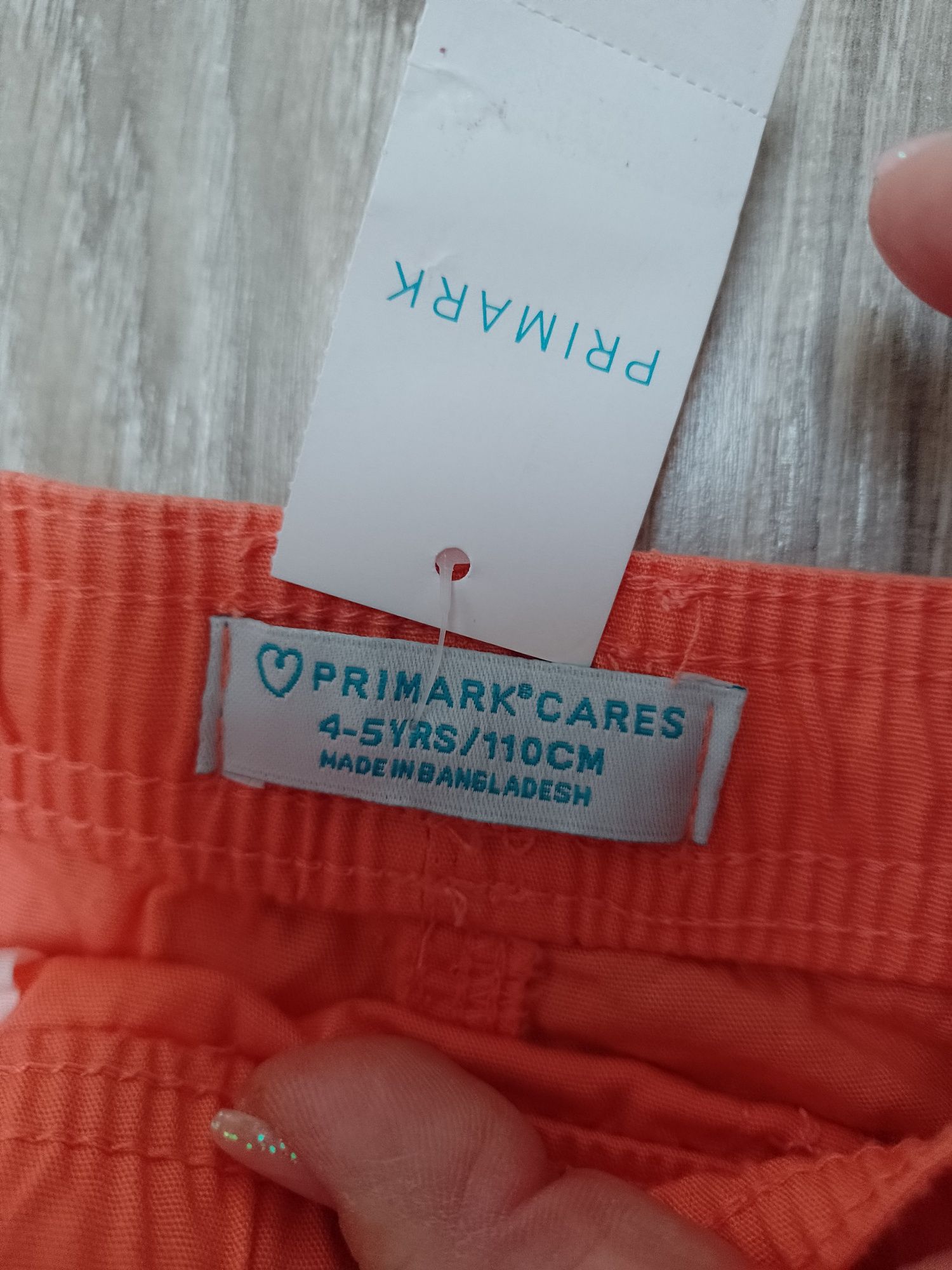 Primark spodenki dla dziewczynki roz 4-5 lat 104-110 cm