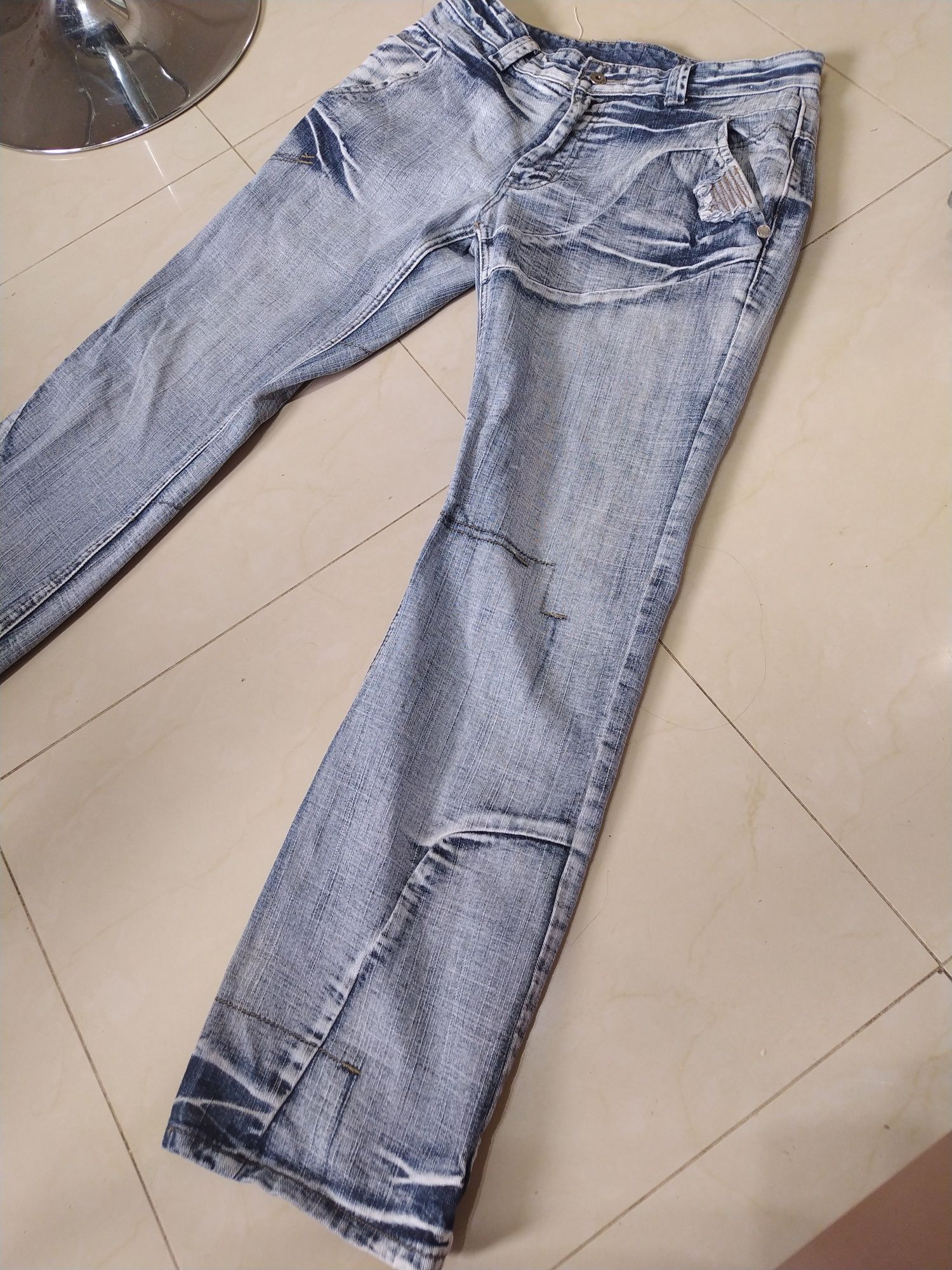 Jeansy L/XL spodnie D.K. 50/W35