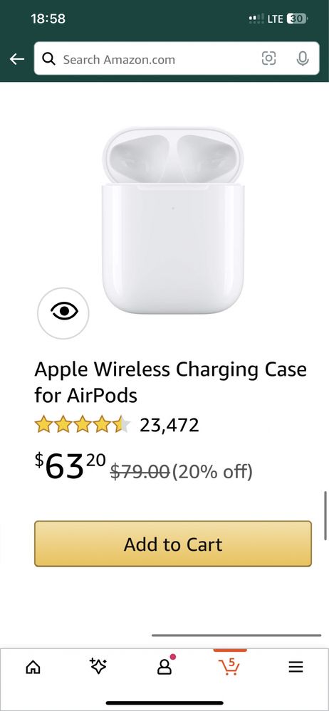 Кейс airpods 2 charging case коробка для навушників