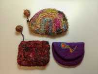 Porta moedas bolsas de artesanato