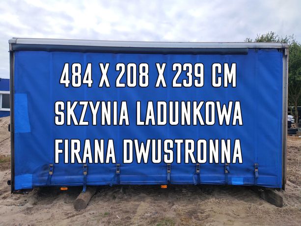 SKRZYNIA ŁADUNKOWA 10EP 485x205x230 cm Firana