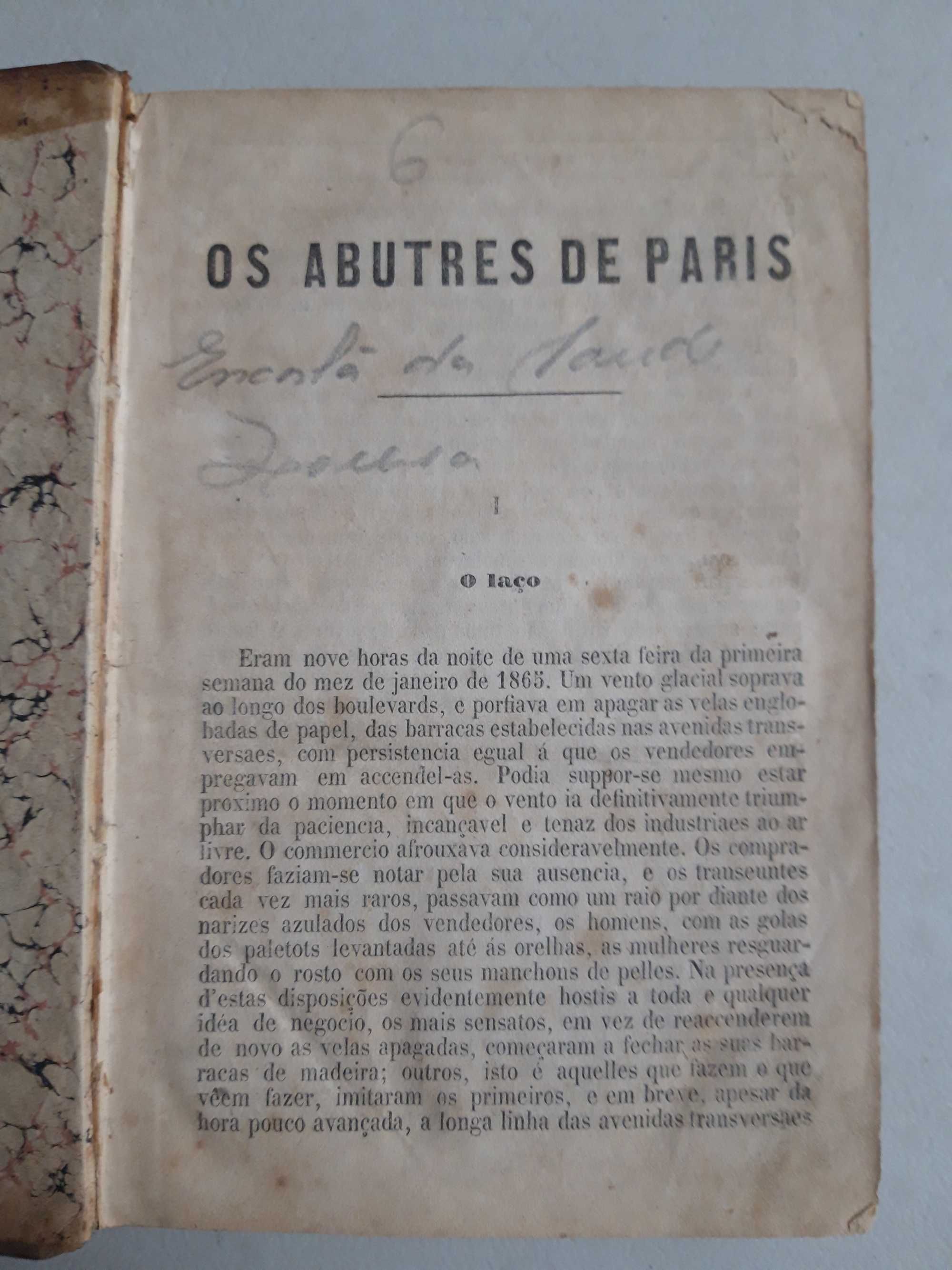 Livro PA-1 - Os Abutres de Paris