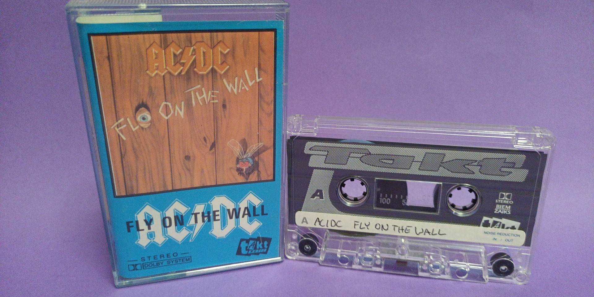 AC/DC – Fly On The Wall , 1990 KASETA MAGNETOFONOWA Takt