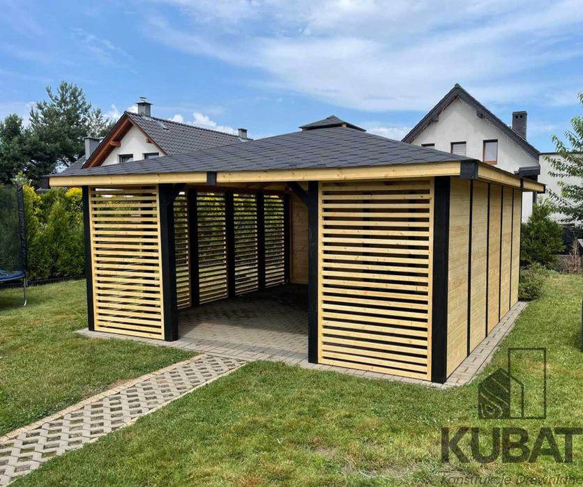 Altana ogrodowa 4x4 | Nowoczesna  altana  | altanka drewniana
