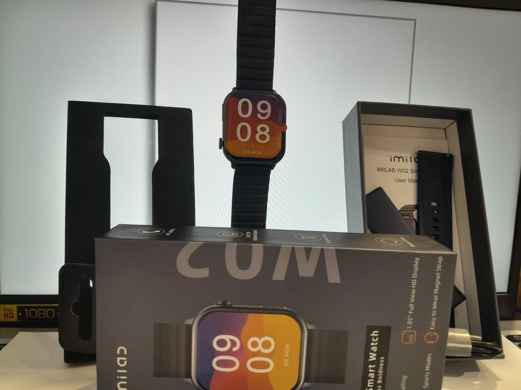 С.годинник XIAOMI Smart Watch W02 Blac(Global Version)