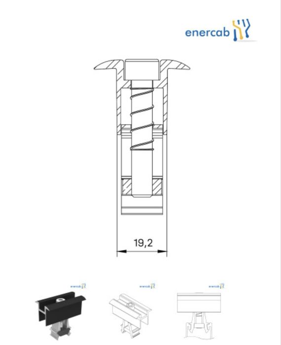 Кріплення для сонячних панелей в комплекті 30-42 ми Німеччина