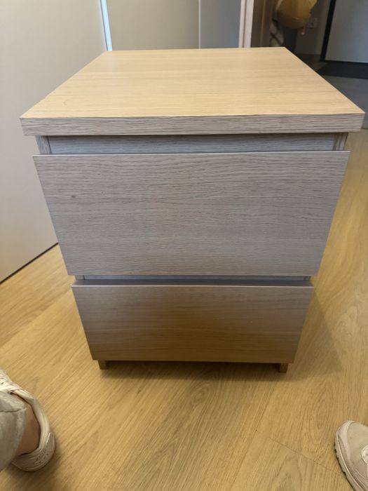 Szafka nocna z szufladami - komplet (2 szafki)