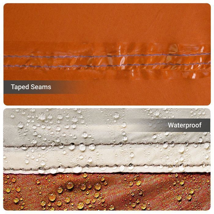 Namiot Rodzinny z Okienkami Tunelowy  na 8 Osób Wodoodporny