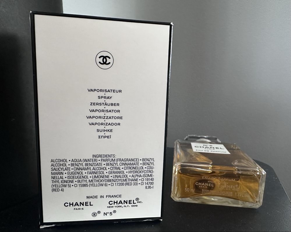 Woda perfumowana Chanel no 5 - 50 ml. - 100% Oryginalne