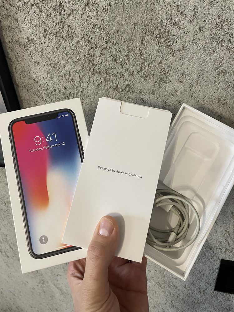 Iphone X 64GB nowa bateria 100%