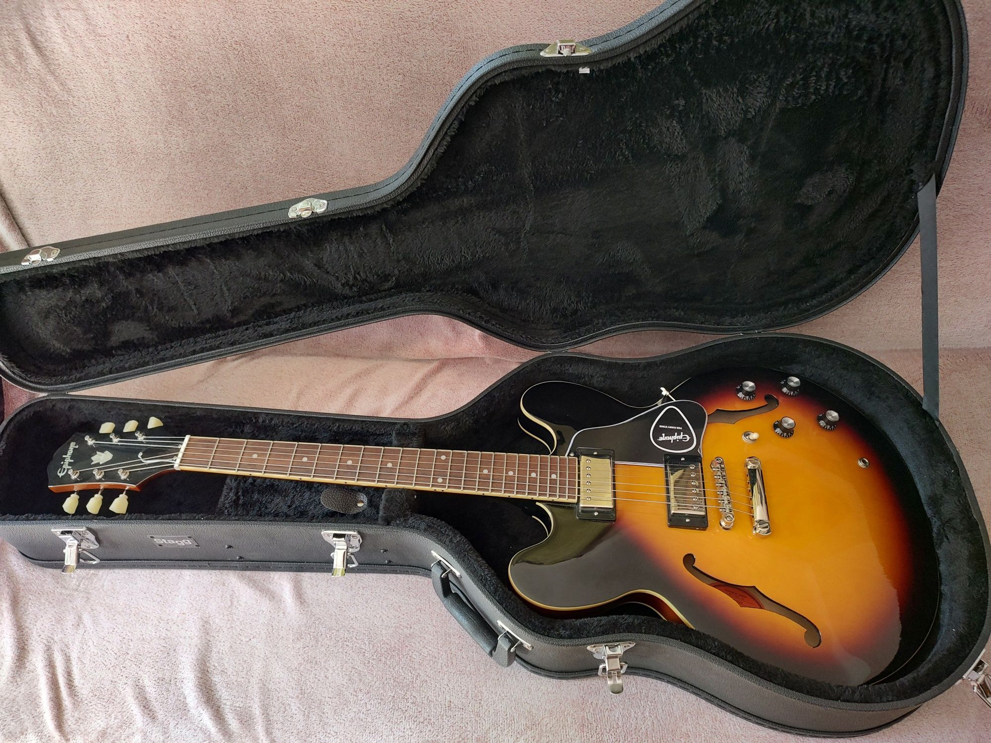 NEW Epiphone ES-335 IG VSB gitara elektryczna Semihollow body & CASE
