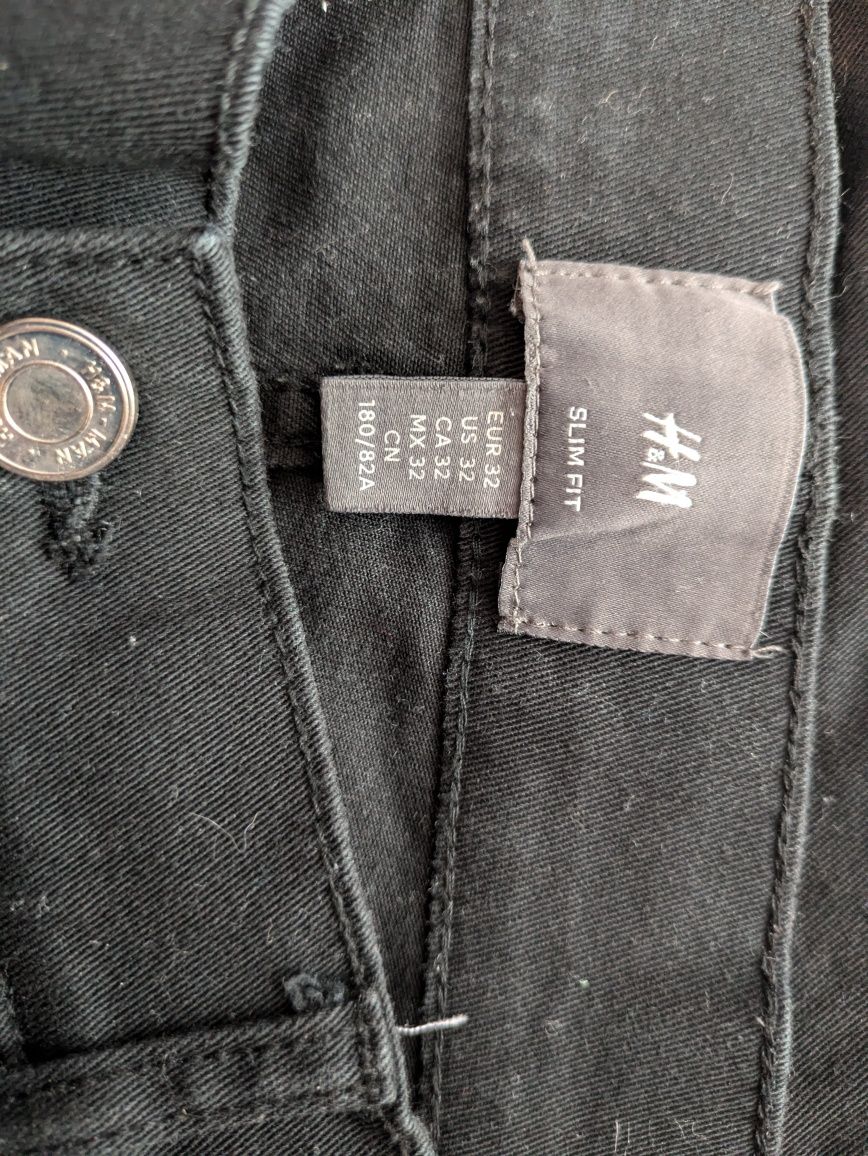 Spodenki H&M rozmiar 32 czarne