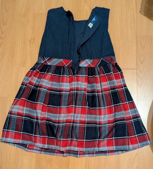 Vestido para menina, sem manga, T6, usado da Chicco