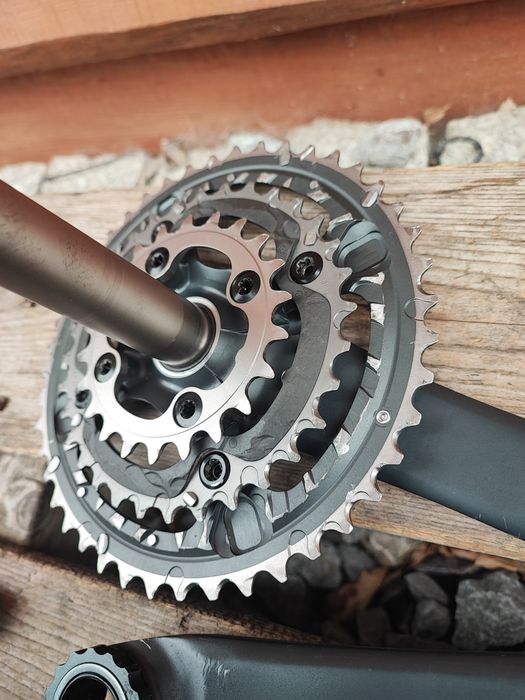 Korba rowerowa Shimano XTR M970 175mm Hollowtech 2 BB90 Retro MTB