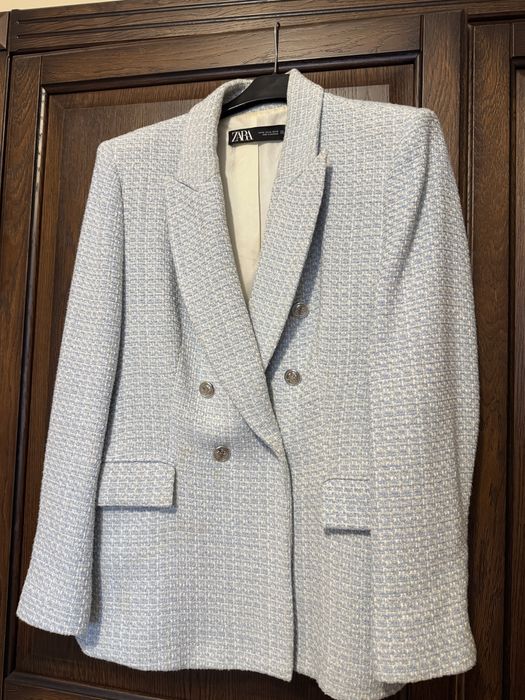 Твідовий піджак ZARA, розмір XL