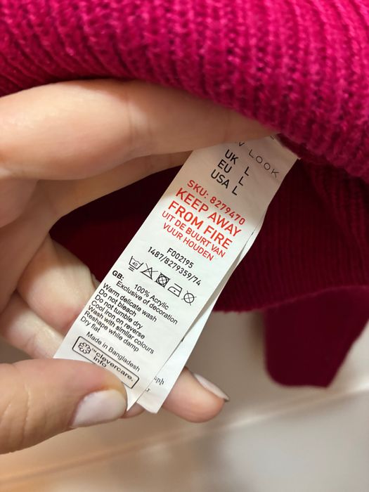 Malinowy golf New Look L