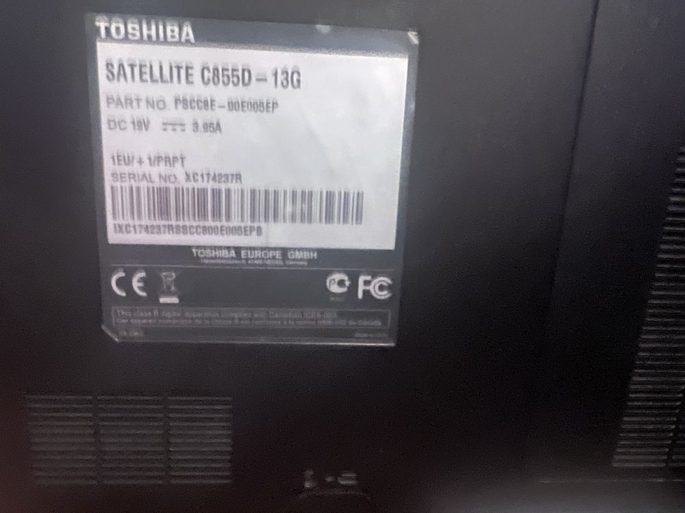 Portatil toshiba
