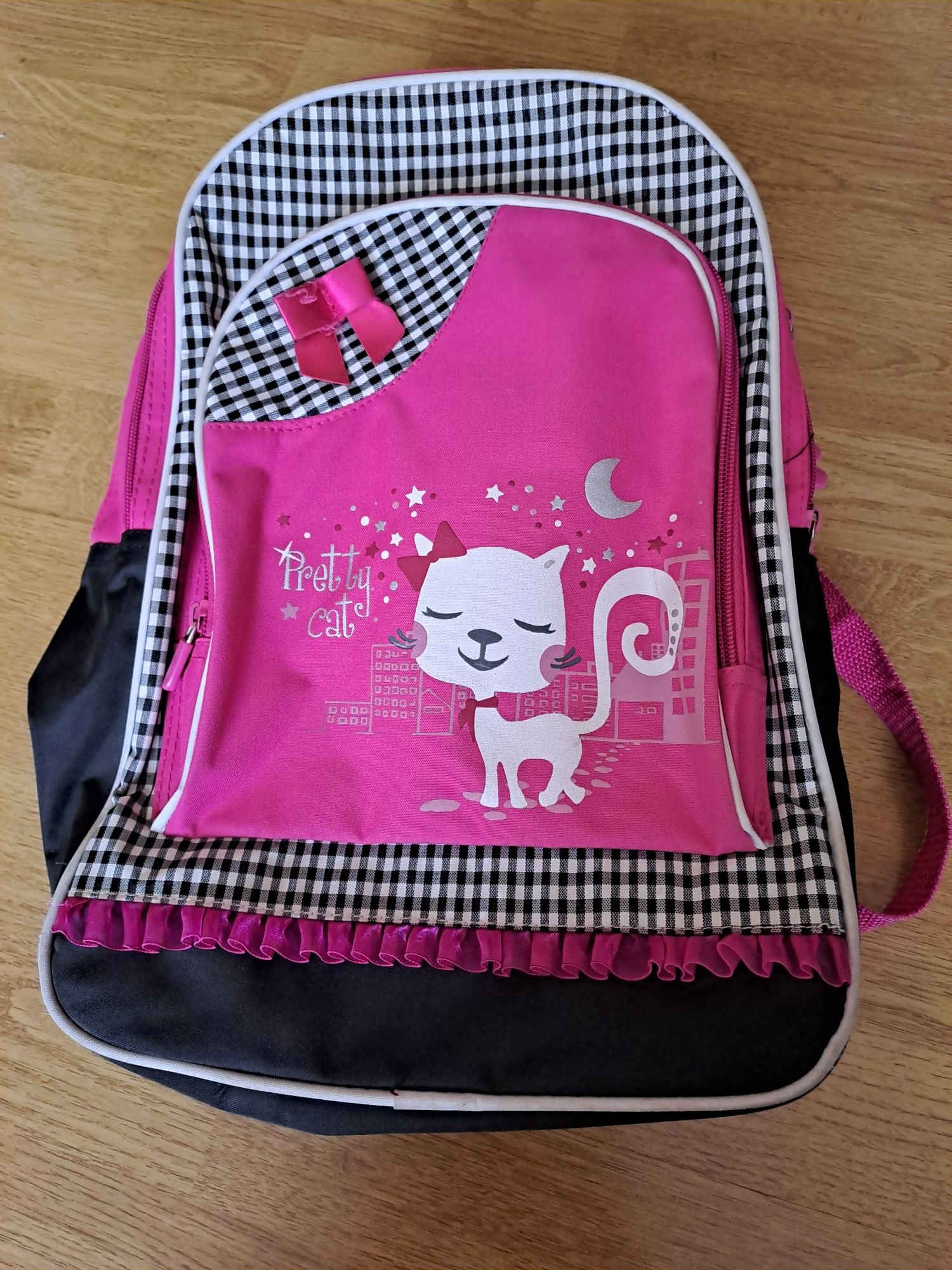 Plecak szkolny różowy