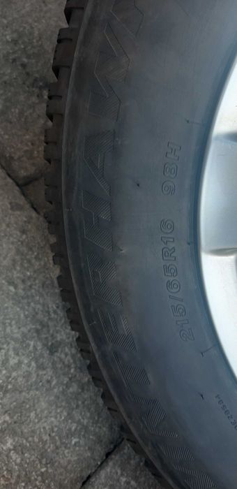 Koła aluminiowe 16" 5x112 BORBET opony 215/65R16 Firestone zima VW Tig