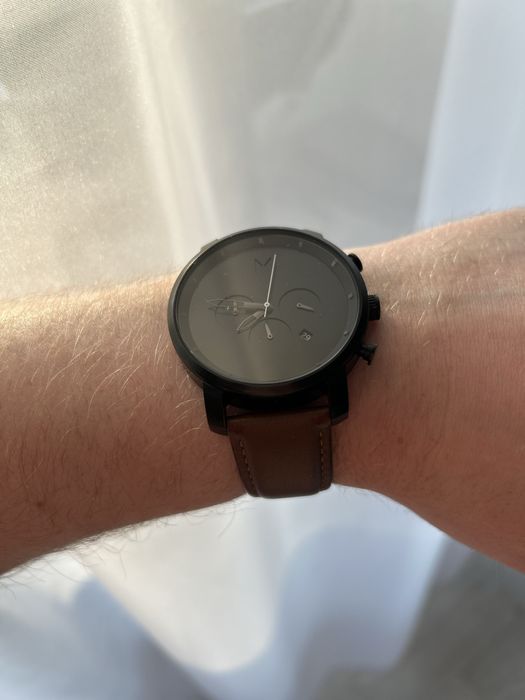 Чорний наручний годинник MVMT 316L C25 Оригінал